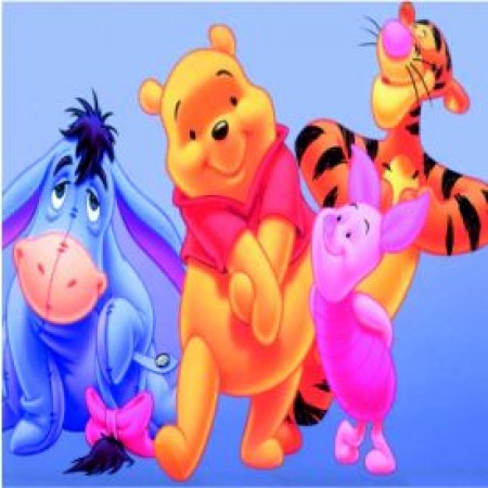 Puzzle magnetic Winnie the pooh 4